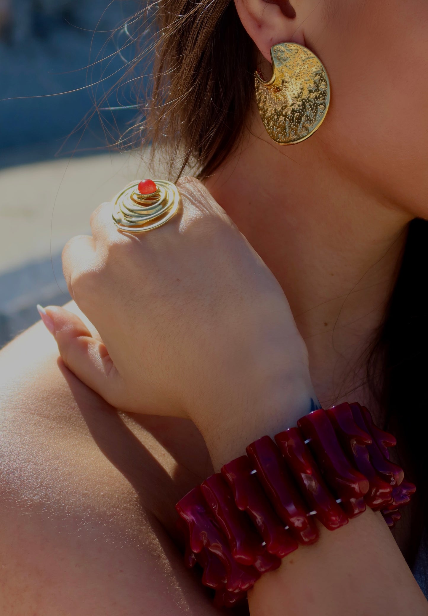 PENDIENTES NENUFAR